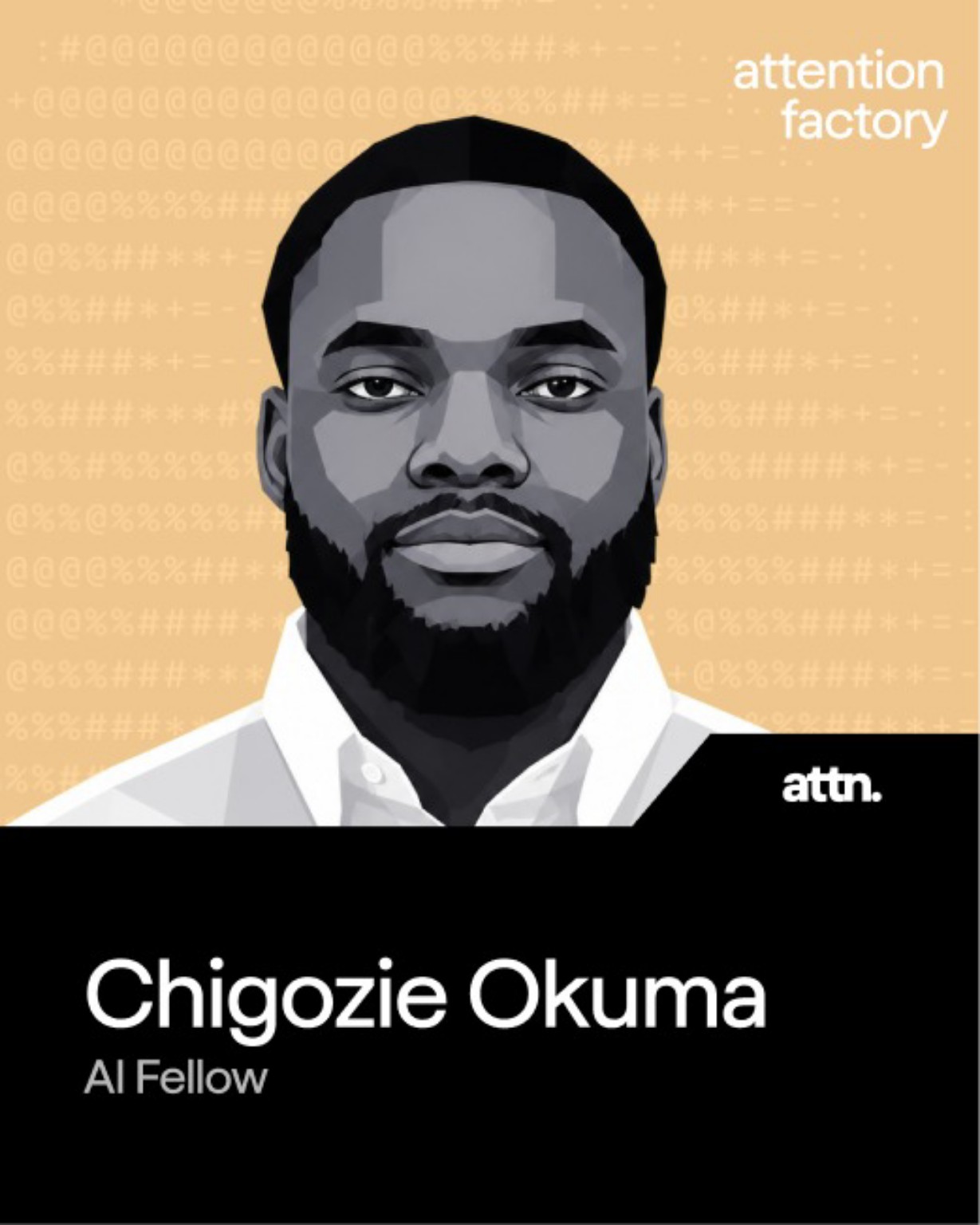 Chigozie Okuma, AI Fellow and member of POD 7