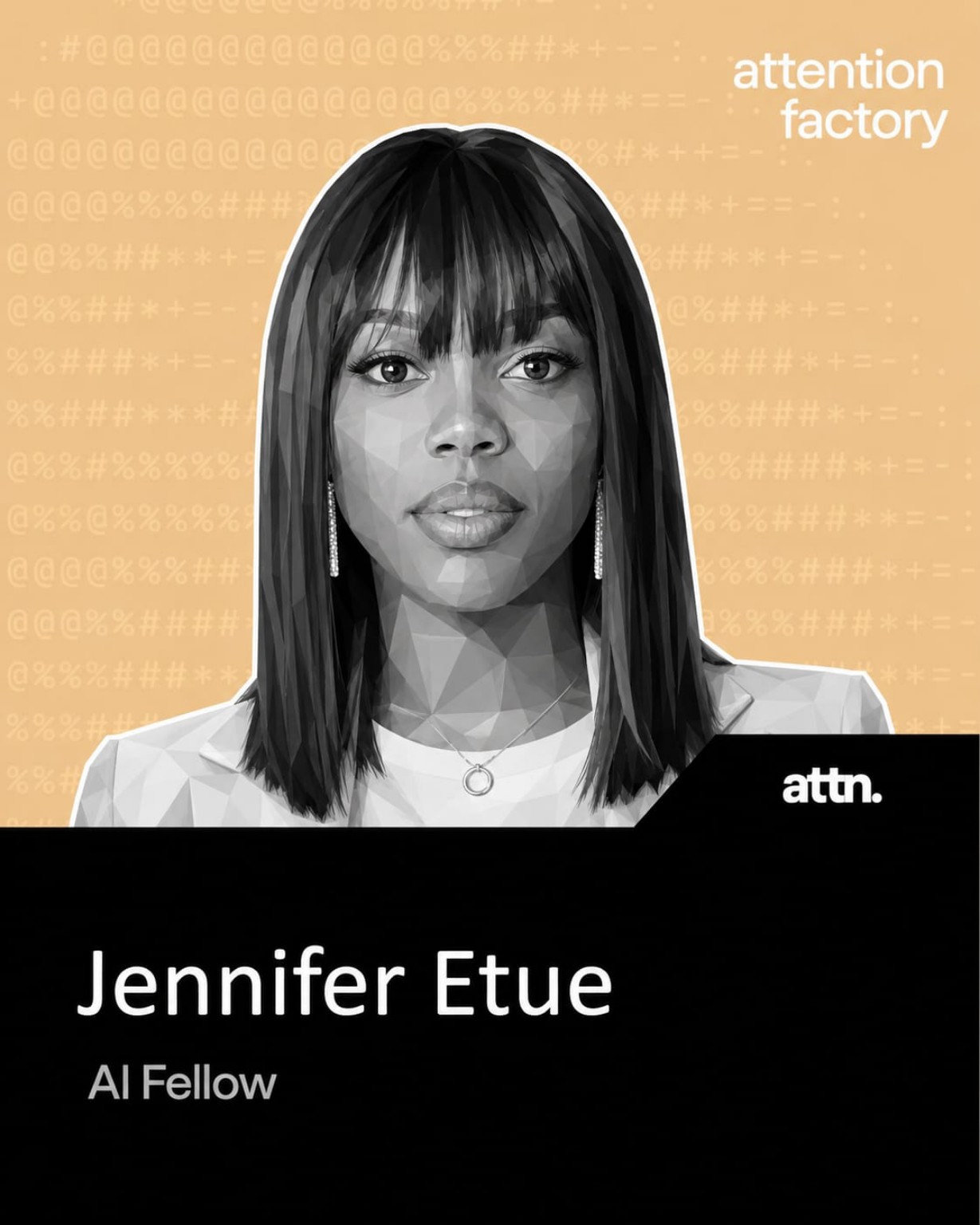 Jennifer Etue, AI Fellow and member of POD 7