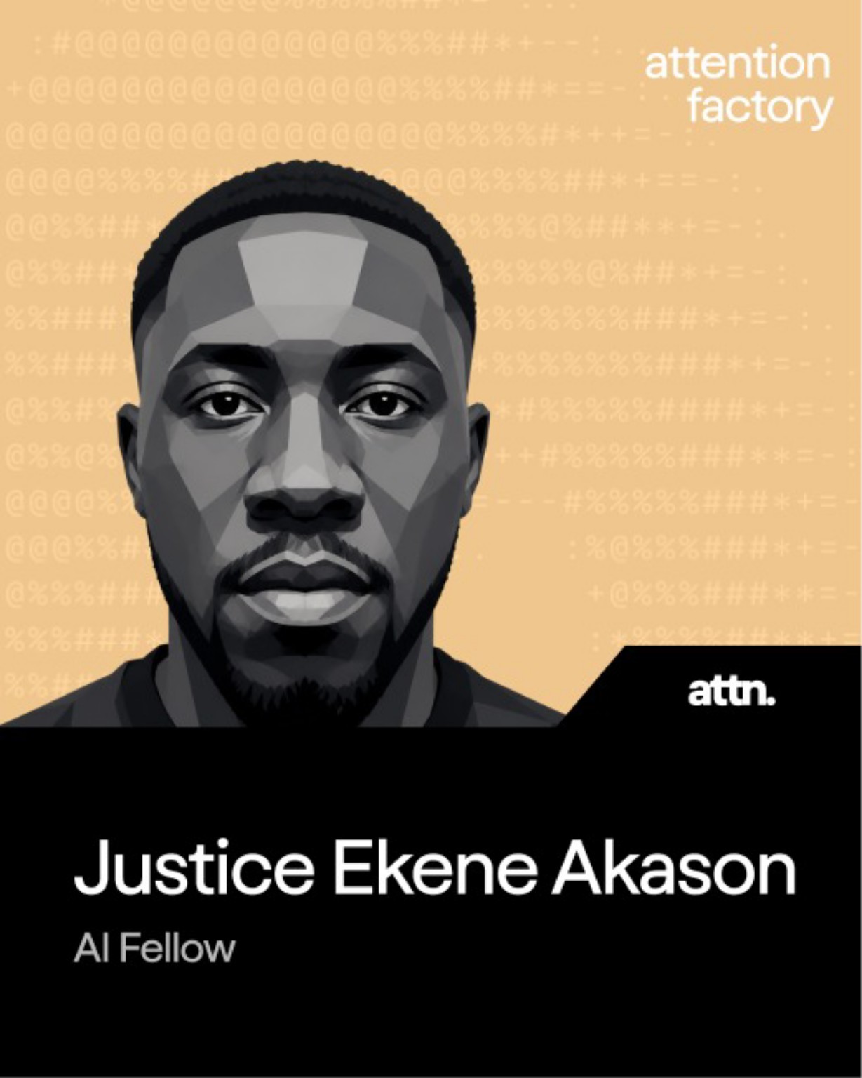 Justice Ekene Akason, AI Fellow and member of POD 7